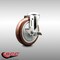 Service Caster 5 Inch 316SS Maroon Polyurethane Wheel Swivel Bolt Hole Caster with Brake SCC SCC-SS316BH20S514-PPUB-MRN-TLB - alternate 3